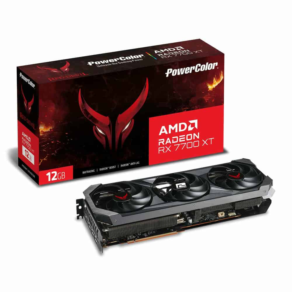 PowerColor AMD Radeon RX 7700 XT Red Devil 12GB Graphics Card